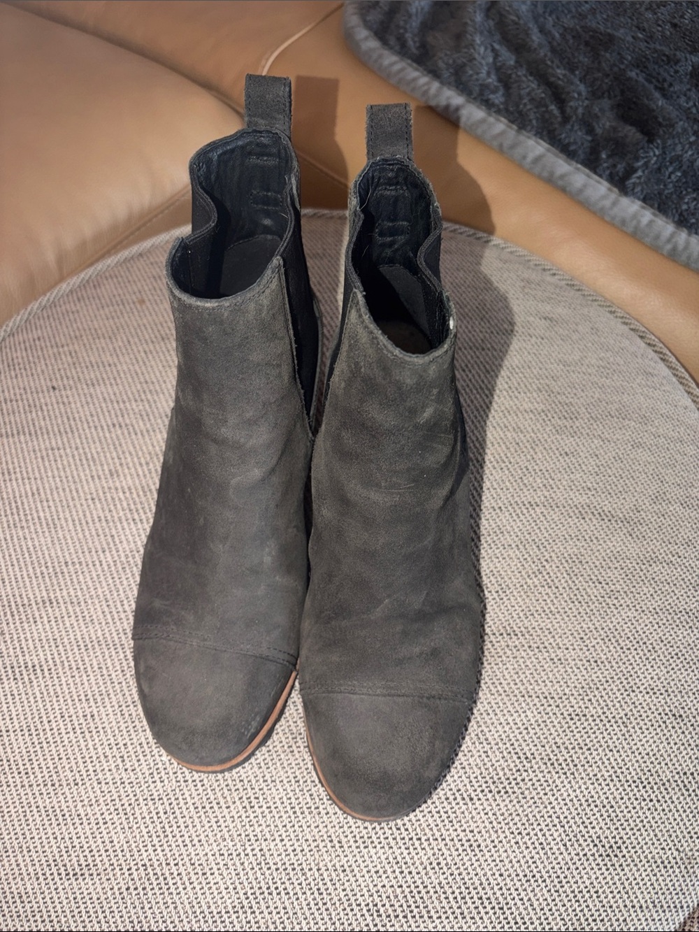 UGG Women's Suede Chelsea Ankle Boots - Charcoal